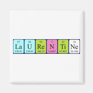 Laurentine periodic table name magnet