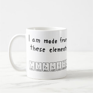 Laurentyna periodic table name mug