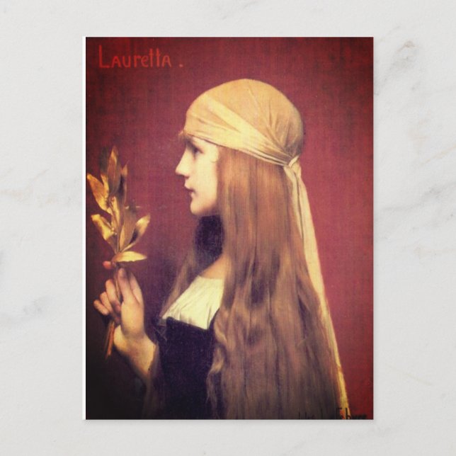 Lauretta (from the Decameron) Postcard (Front)