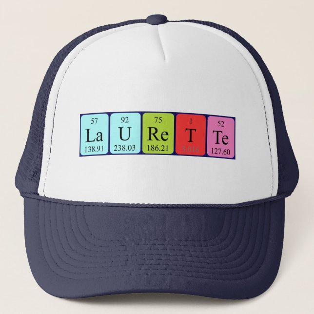 Laurette periodic table name hat (Front)