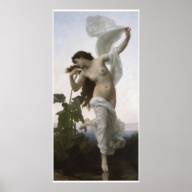 L'Aurore Dawn William-Adolphe Bouguereau Poster (Front)