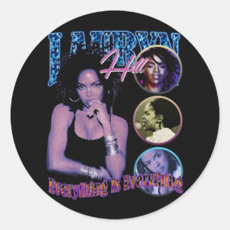 Lauryn Hill - Everything Is Everything Classic Round Sticker