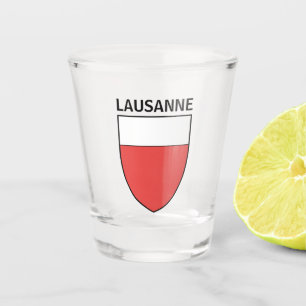 Lausanne coat of arms, SWITZERLAND Shot Glass