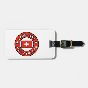 Lausanne Switzerland Luggage Tag