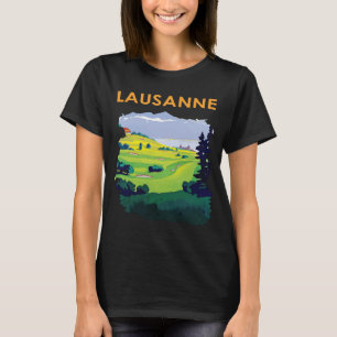 Lausanne Switzerland Park Green Travel T-Shirt