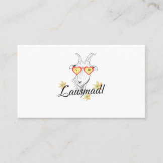 Lausmadl Oktoberfest Dirndl Bayern Spruch Business Card