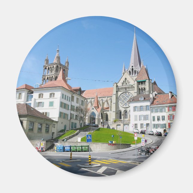 Laussane town magnet (Front)