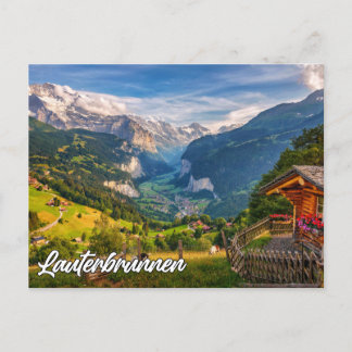Lauterbrunnen, Switzerland Postcard
