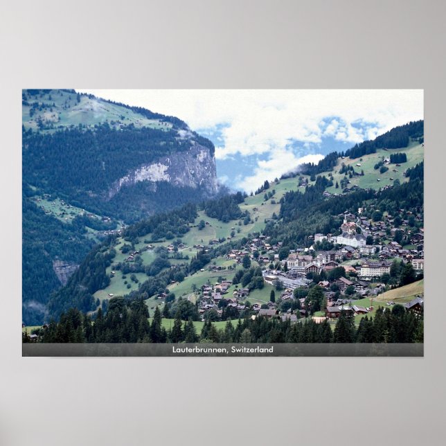 Lauterbrunnen, Switzerland Poster (Front)