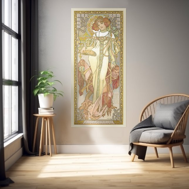 L'Automne Season Art Nouveau Alphonse Mucha Poster (Creator Uploaded)