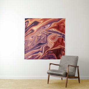 Lava abstract art tapestry
