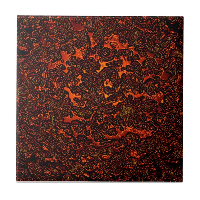 Lava abstract shining texture tile (Front)