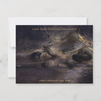Lava Beds National Monument - Caving Postcard