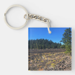 Lava Cast Forest, Oregon Key Ring