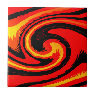 Lava ceramic tile