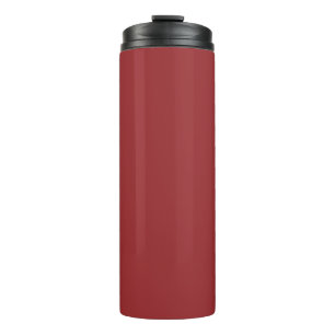 Lava Falls Red Solid Colour Print, Burgundy Thermal Tumbler