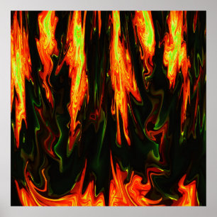 Lava Flames..... Poster