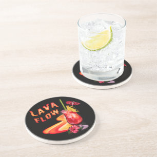 Lava Flow Cocktail Coaster