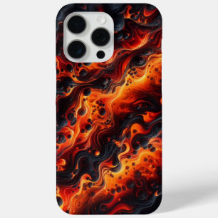 Lava Flow, Molten camo, Flowing pattern iPhone 15 Pro Max Case