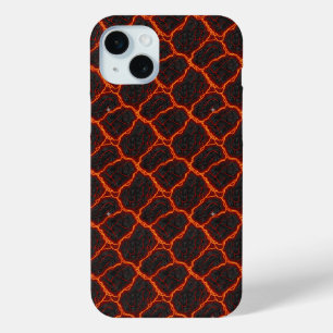 Lava Flow Seamless Pattern iPhone 15 Mini Case