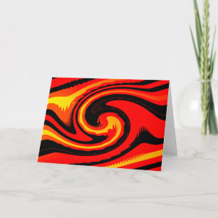 Lava   Greeting Card