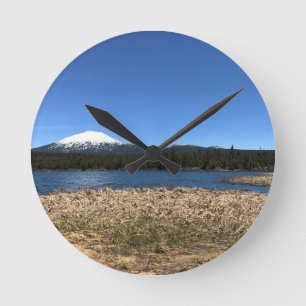 Lava Lake Round Clock