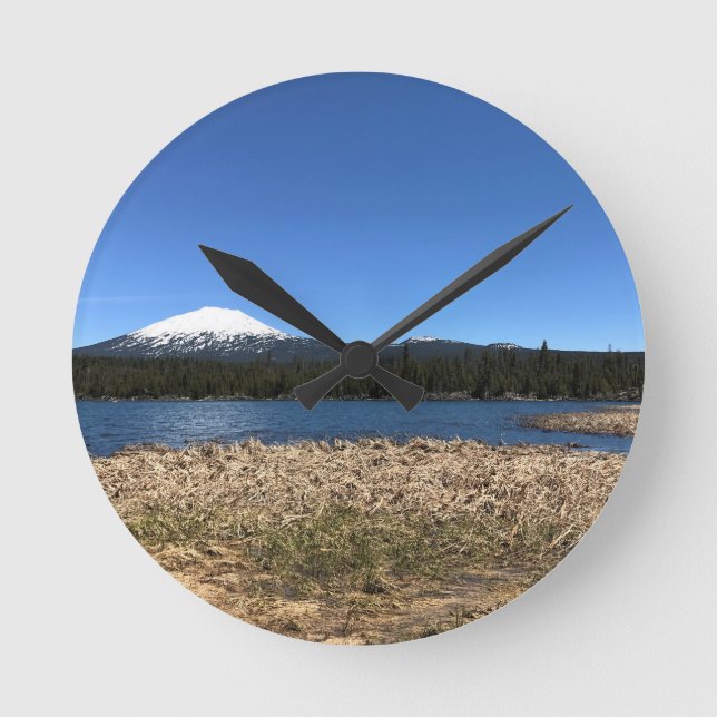 Lava Lake Round Clock (Front)