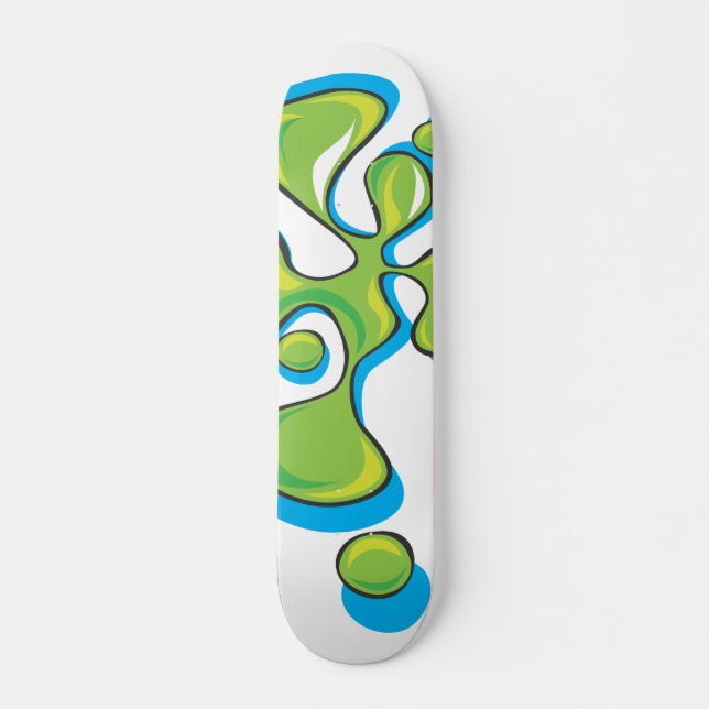 Lava lamp skateboard (Front)