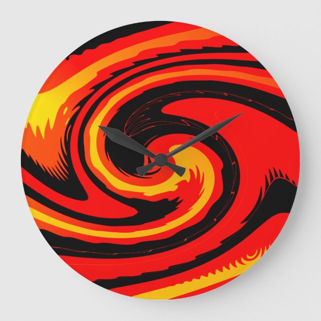 Lava   large clock (Front)