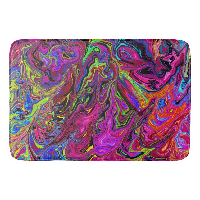 Lava of Colours Bath Mat (Front)