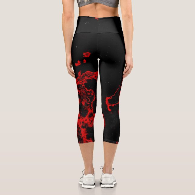Lava Space High Waisted Capris (Back)