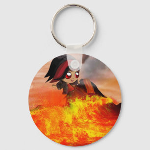 Lava Surfer Key Ring