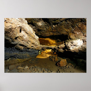 Lava tube cave poster
