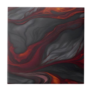 Lava Veins Marble Ceramic Tile