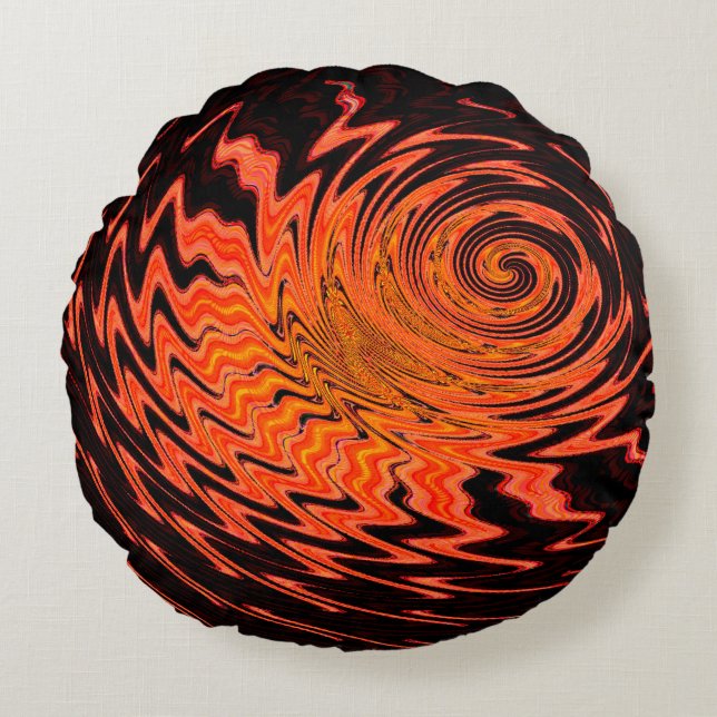Lava whirlpool...... round cushion (Front)
