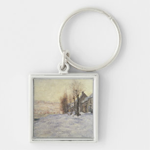 Lavacourt under Snow, c.1878-81 Key Ring