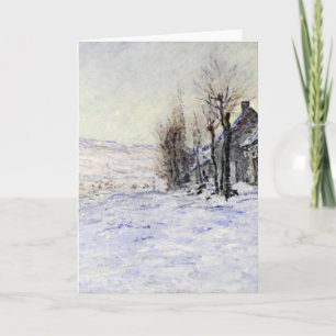 Lavacourt Under Snow Holiday Card