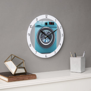 lavadora large clock