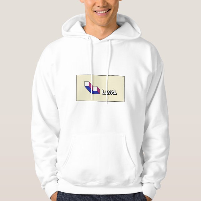Laval Quebec Flag Hoodie (Front)