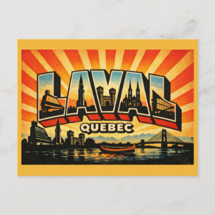 Laval Quebec Modern Suburban City Postcard