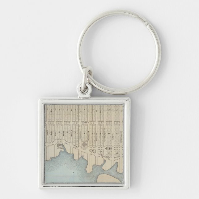 Lavallette City by the Sea, Squan Beach, NJ Key Ring (Front)