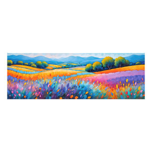 "Lavande Serenité". Wide Landscape Provence Photo Print
