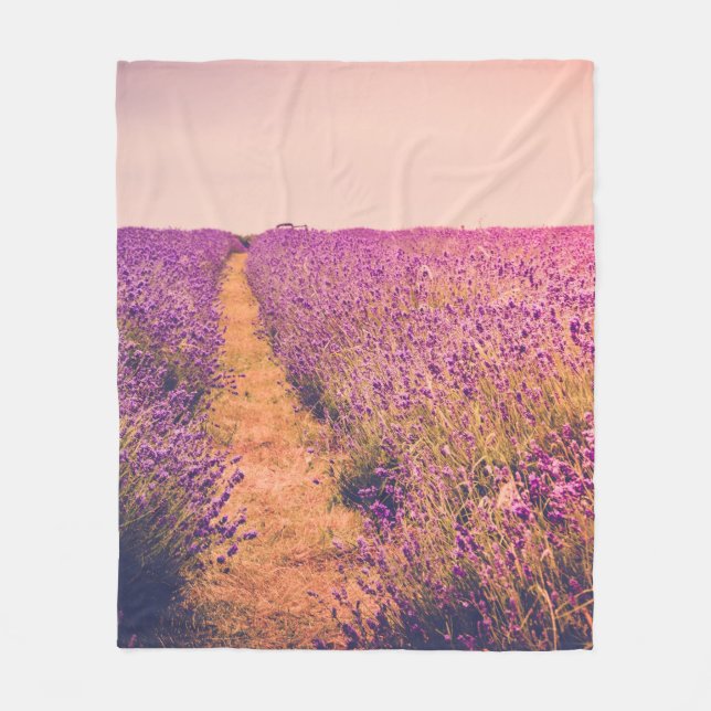 Lavander Fleece Blanket (Front)