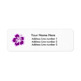 lavander flower Label Return Address Label