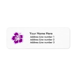 lavander flower Label Return Address Label