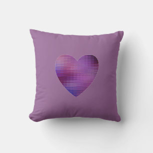 Lavander Glass Heart Pillow