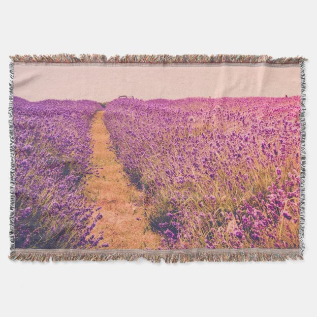 Lavander Throw Blanket (Front)