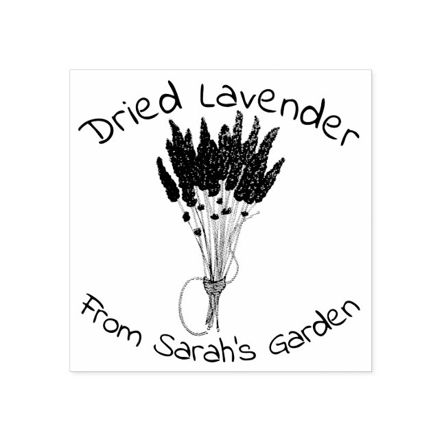Lavandula Dried Lavender Bunch From the Garden of Rubber Stamp (Imprint)