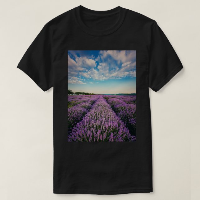 lavandula field T-Shirt (Design Front)