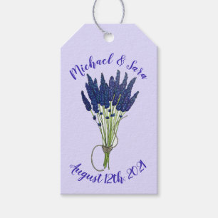 Lavandula Lavender Bunch Herb Purple Flower Garden Gift Tags
